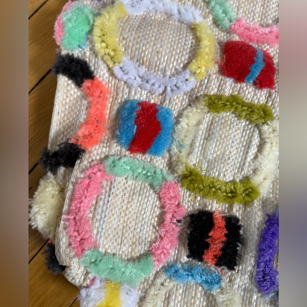 Enshallah Recycled Circle Patchwork Colorful Boho… - image 3